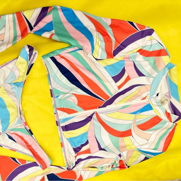 *NEW* Fashion Nova  ABSTRACT SCUBA style 2pc Swimsuit by - Picture 6 of 9
